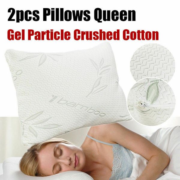 2pcs bamboo cotton pillows gel particle crushed comfortable protection neck l memory foam bed pillow hypoallergenic cozy seller
2pcs bamboo cotton pillows gel particle crushed comfortable protection neck l memory foam bed pillow hypoallergenic cozy seller