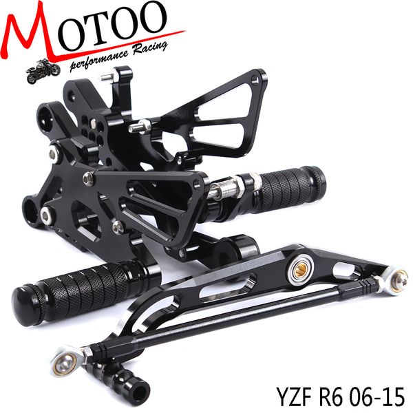 motoo - full cnc aluminum motorcycle rearset rear set for yamaha yzf-r6 r6 2006-2015
motoo - full cnc aluminum motorcycle rearset rear set for yamaha yzf-r6 r6 2006-2015