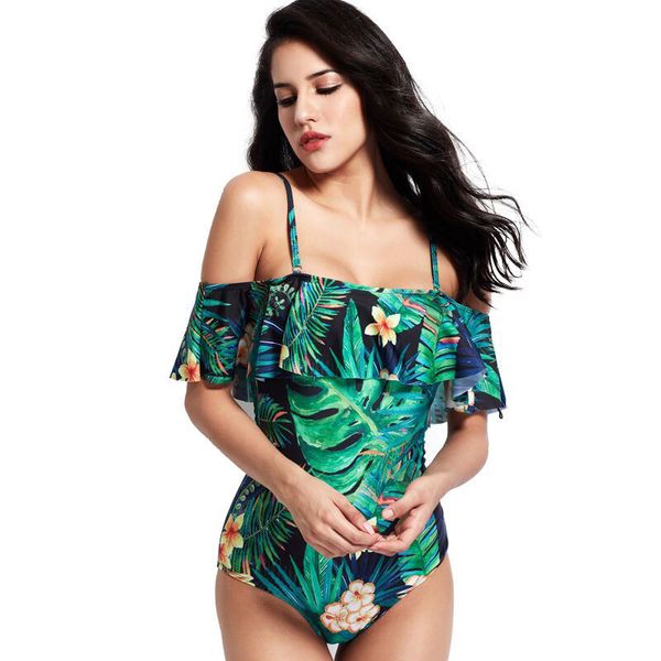 2020 women one piece swimsuit off shoulder bikini set lotus leaf printing bandage push-up swimwear brazilian bathing beachwear
2020 women one piece swimsuit off shoulder bikini set lotus leaf printing bandage push-up swimwear brazilian bathing beachwear