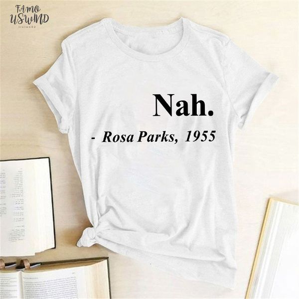 equal rights slogan women t shirt nah.rosa parks,1955 letter polyester printed tshrits short sleeve hipster streetwear graphic tees, White
equal rights slogan women t shirt nah.rosa parks,1955 letter polyester printed tshrits short sleeve hipster streetwear graphic tees, White