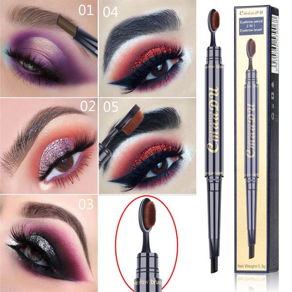 cmaadu eyebrow pencil toothbrush head design brush 5 colors 2 in 1 eyebrow long-lasting waterproof pencil + eyebrow brush 5 colors
cmaadu eyebrow pencil toothbrush head design brush 5 colors 2 in 1 eyebrow long-lasting waterproof pencil + eyebrow brush 5 colors