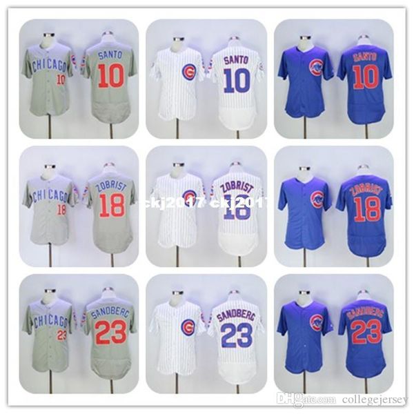 2016 new fabric flexbase version #10 ron santo 18 ben zobrist color gray white blue retro jerseys 01, Blue;black
2016 new fabric flexbase version #10 ron santo 18 ben zobrist color gray white blue retro jerseys 01, Blue;black