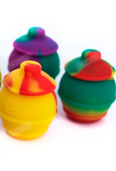 35ml honey bee jar dry herb containe box wax container fda silicone container wax silicone jar for dhl ing
35ml honey bee jar dry herb containe box wax container fda silicone container wax silicone jar for dhl ing