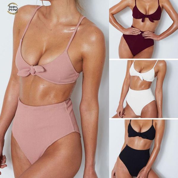 solid bowknot high waist bikini set swimwear women white black swimsuit push up bra swiming suit may beach wear
solid bowknot high waist bikini set swimwear women white black swimsuit push up bra swiming suit may beach wear