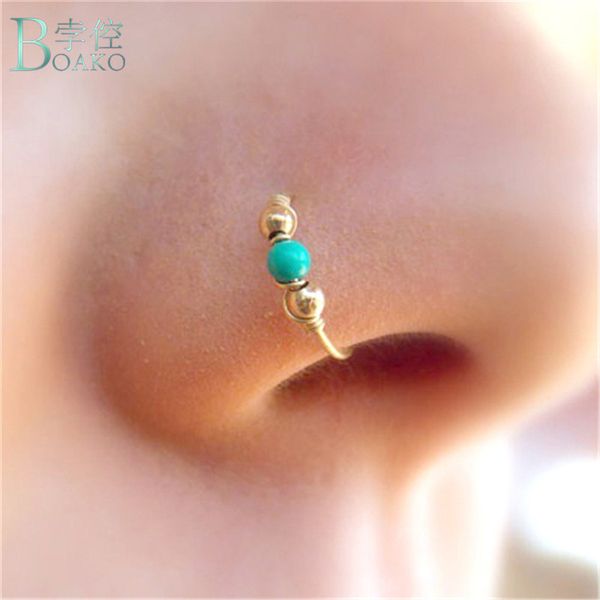 boako 1pcs stainless steel ring nose nostril hoop nose ring earring hiphop simple body piercing jewelry, Slivery;golden
boako 1pcs stainless steel ring nose nostril hoop nose ring earring hiphop simple body piercing jewelry, Slivery;golden