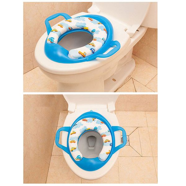 3 Colors Baby Potty Soft Toilet Training Seat Children Trainer Assistant Potty Toilet Pad with Handle Auxiliary Toilet Seat
3 Colors Baby Potty Soft Toilet Training Seat Children Trainer Assistant Potty Toilet Pad with Handle Auxiliary Toilet Seat