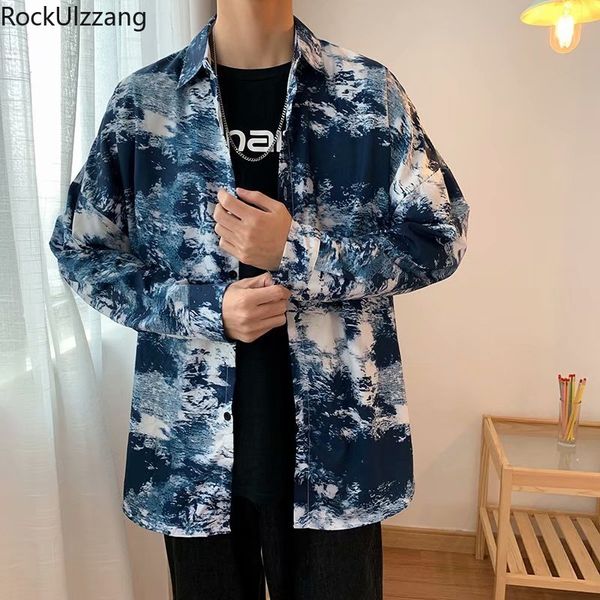 long sleeve blouse streetwear men contrast graffiti tie dye casual loose shirt plus size oversized japanese fashion hip hop, White;black
long sleeve blouse streetwear men contrast graffiti tie dye casual loose shirt plus size oversized japanese fashion hip hop, White;black