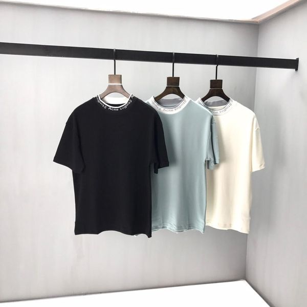 early spring 2020 new color block letter logo short sleeve tee double strand fine cotton fabric black and white 15q, Black;brown
early spring 2020 new color block letter logo short sleeve tee double strand fine cotton fabric black and white 15q, Black;brown