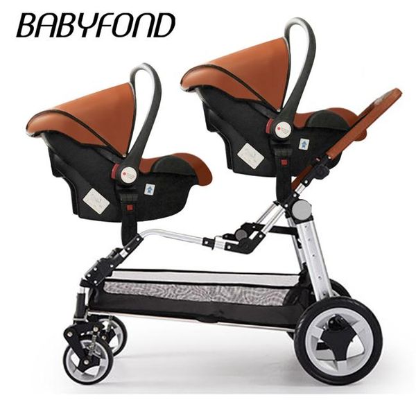2020 new newborn twin stroller cradle portable safety basket general car seat