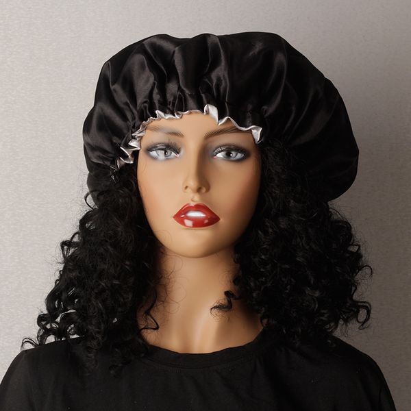 customized logo bonnets 2 layer satin silk women sleeping bonnet headband tie caring virgin hair extentions wig hairs sleep caps
customized logo bonnets 2 layer satin silk women sleeping bonnet headband tie caring virgin hair extentions wig hairs sleep caps