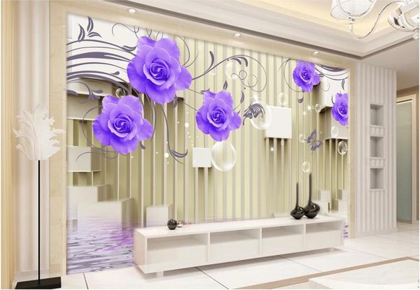 3d room wallpaper custom p mural purple rose reflection tv background wall wallpapers wall-paper large wallpaper for walls 3 d
3d room wallpaper custom p mural purple rose reflection tv background wall wallpapers wall-paper large wallpaper for walls 3 d
