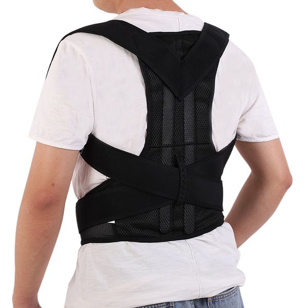 men adjustable male belt posture corrector therapy posture orthopedic shoulder pain lumbar corset back brace belt strap, Black;gray
men adjustable male belt posture corrector therapy posture orthopedic shoulder pain lumbar corset back brace belt strap, Black;gray