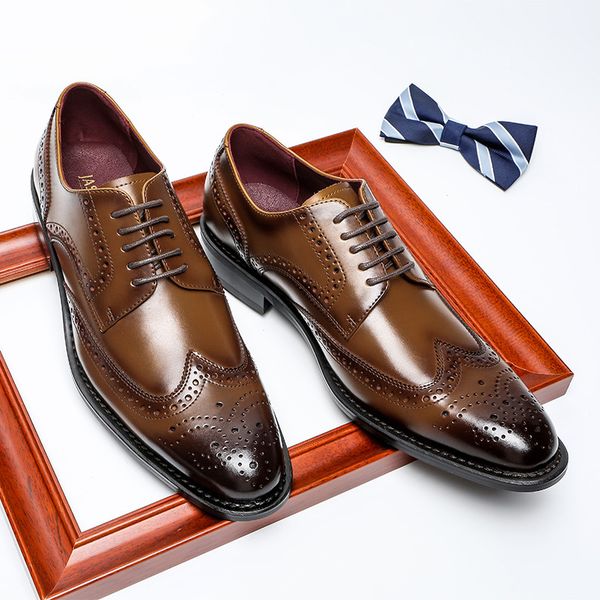 mens casual business office career formal dresses cow leather brouges shoes square toe bullock shoe zapato sneakers, Black
mens casual business office career formal dresses cow leather brouges shoes square toe bullock shoe zapato sneakers, Black