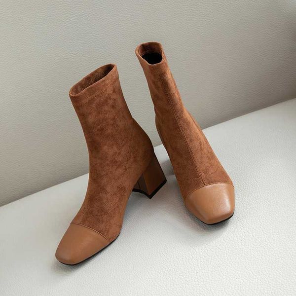 women boots autumn winter shoes woman patchwork square toe retro ladies shoes female ankle boots size 42 43, Black
women boots autumn winter shoes woman patchwork square toe retro ladies shoes female ankle boots size 42 43, Black