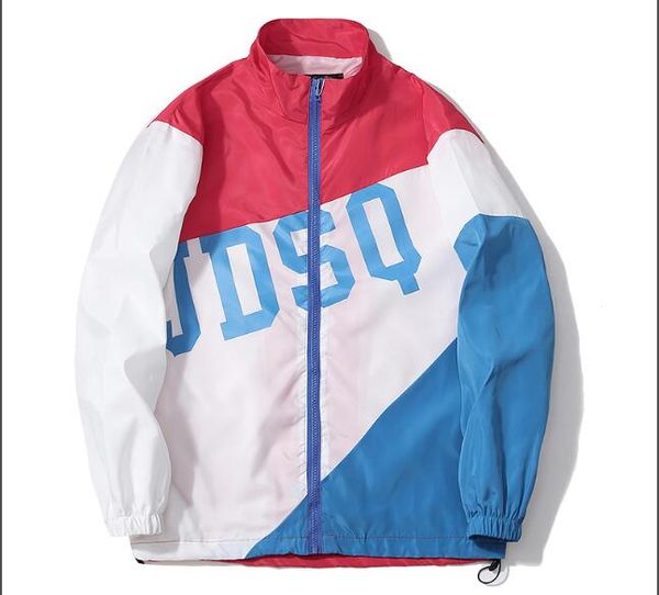 2019 classic navy tricolor men jacket sporting long sleeve windbreaker jackets hiphop skateboards couples outwear coat, Black;brown
2019 classic navy tricolor men jacket sporting long sleeve windbreaker jackets hiphop skateboards couples outwear coat, Black;brown
