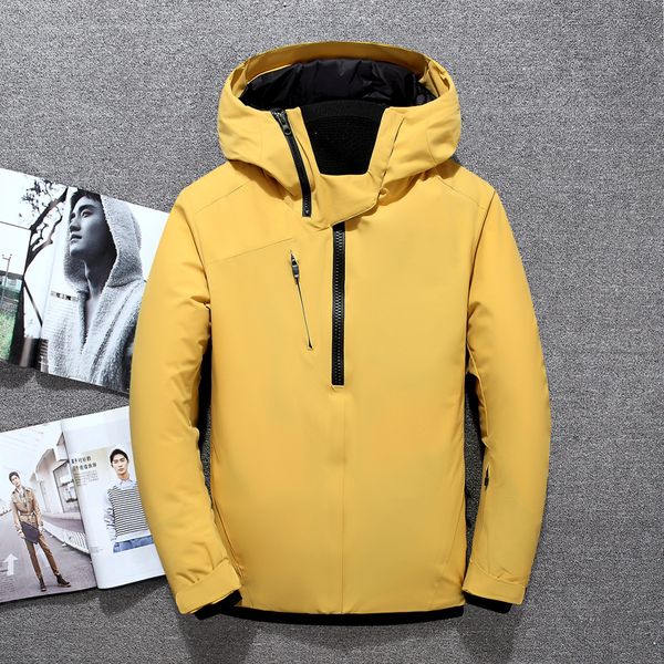 nice winter men fashion white duck down jacket hooded thick warm splice parka and coats male brand clothing, Black
nice winter men fashion white duck down jacket hooded thick warm splice parka and coats male brand clothing, Black