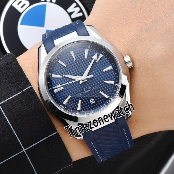 new 41mm aqua terra 150m 220.12.41.21.03.001 blue texture dial automatic mens watch steel case blue rubber white line watches timezonewatch, Slivery;brown
new 41mm aqua terra 150m 220.12.41.21.03.001 blue texture dial automatic mens watch steel case blue rubber white line watches timezonewatch, Slivery;brown