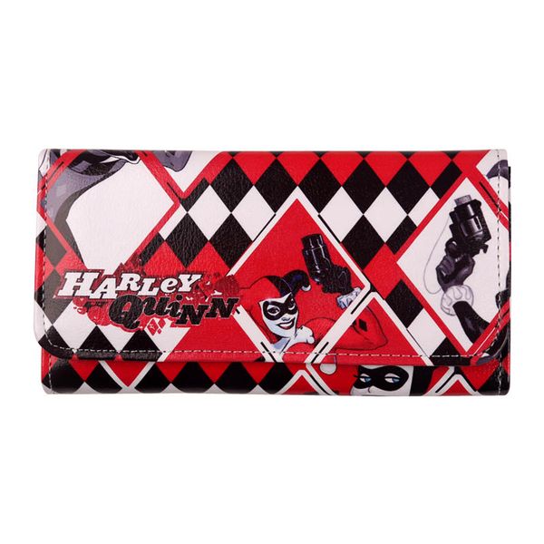 DC Comics Harley Quinn длинный кошелек Модный женский кошелек с длинным кошельком
DC Comics Harley Quinn длинный кошелек Модный женский кошелек с длинным кошельком