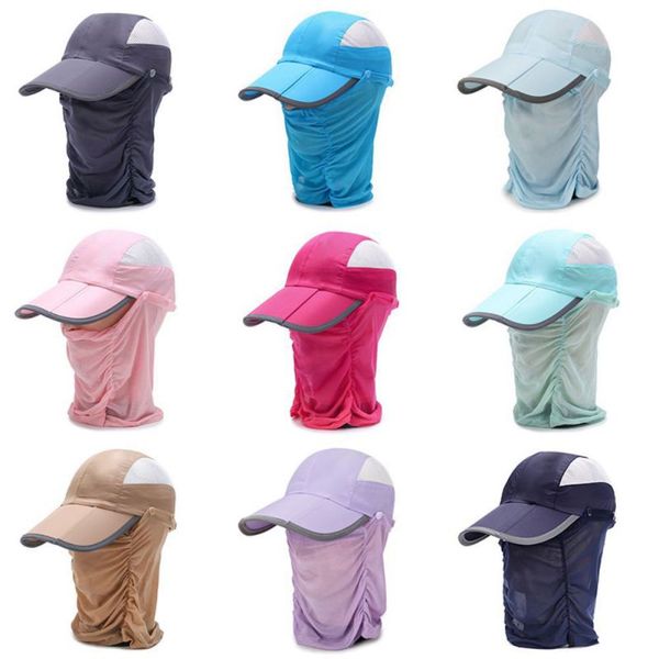 b summer outdoor portable folding baseball cap mountaineering travel face cover sunscreen sun hat, Blue;gray
b summer outdoor portable folding baseball cap mountaineering travel face cover sunscreen sun hat, Blue;gray