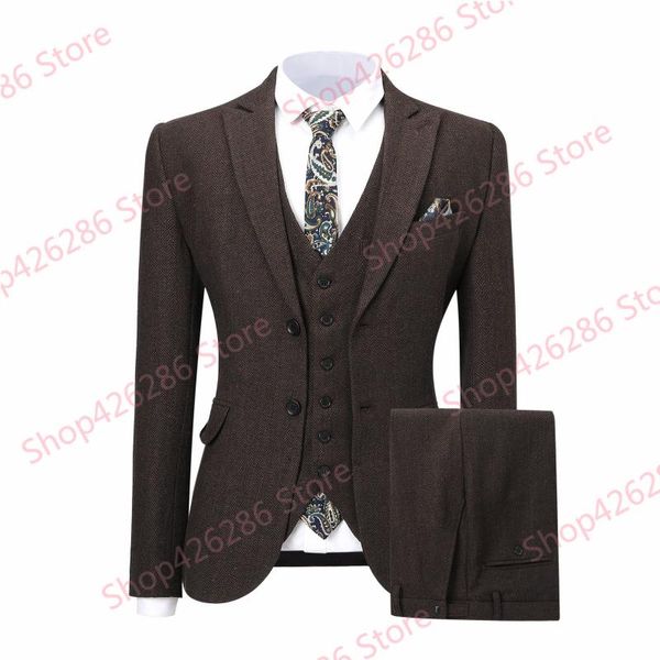 men's slim fit suit real picture herringbone 3 piece jacket vest pants sets formal wedding blazer groom tuxedo costume homme new, White;black
men's slim fit suit real picture herringbone 3 piece jacket vest pants sets formal wedding blazer groom tuxedo costume homme new, White;black