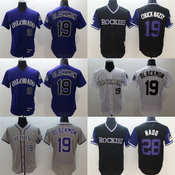 men 2018 players weekend jersey 19 charlie blackmon "chuck nazty" 28 nolan arenado "nado" baseball jerseys, Blue;black
men 2018 players weekend jersey 19 charlie blackmon "chuck nazty" 28 nolan arenado "nado" baseball jerseys, Blue;black