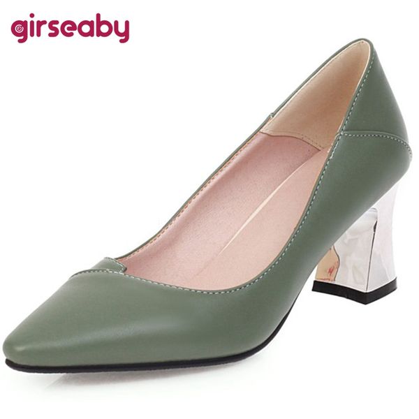 girseaby ladies spring summer elegant pumps pointed toe 6.5 hoof heels pu slip on shallow plus size 31-47 leisure office f985, Black
girseaby ladies spring summer elegant pumps pointed toe 6.5 hoof heels pu slip on shallow plus size 31-47 leisure office f985, Black