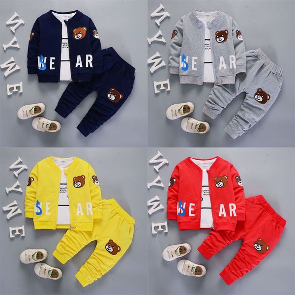 2019 новый стиль springautumn хлопок молния круглый воротник мультфильм медведь с пальто с длинным рукавом и брюки три штуки для мальчиков и, White
2019 новый стиль springautumn хлопок молния круглый воротник мультфильм медведь с пальто с длинным рукавом и брюки три штуки для мальчиков и, White