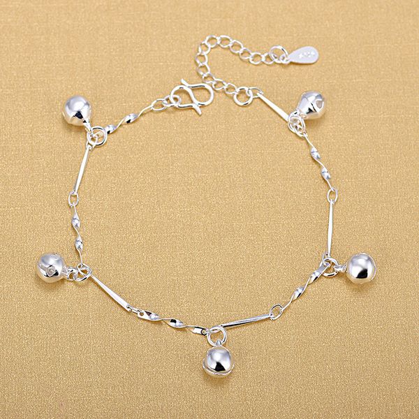 wholesale silver chain with bell charm bracelets 925 fashion bracelets fine fashion bracelet, Black
wholesale silver chain with bell charm bracelets 925 fashion bracelets fine fashion bracelet, Black