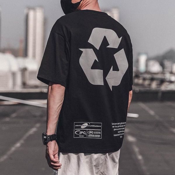 tide brand luxury designer men summer japanese loose casual round neck short sleeve european and american street hip-hop t-shirt couples pop, White;black 
tide brand luxury designer men summer japanese loose casual round neck short sleeve european and american street hip-hop t-shirt couples pop, White;black