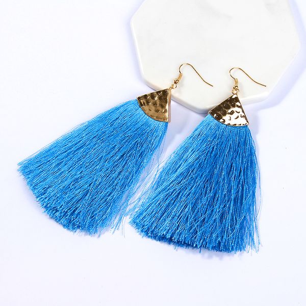 bohemian alloy long tassel earrings black blue pink silk fabric drop dangle earrings women jewelry for party beach, Golden
bohemian alloy long tassel earrings black blue pink silk fabric drop dangle earrings women jewelry for party beach, Golden