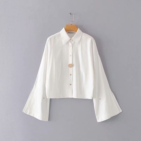 new arrival 121-50-1668 european and american fashion metal button shirts, White
new arrival 121-50-1668 european and american fashion metal button shirts, White