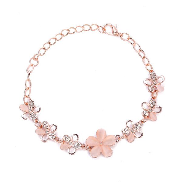 fashion women girls small fresh pink bracelet bangle ladies vintage pink flower elegant bracelet pulseras mujer moda 2019, White
fashion women girls small fresh pink bracelet bangle ladies vintage pink flower elegant bracelet pulseras mujer moda 2019, White