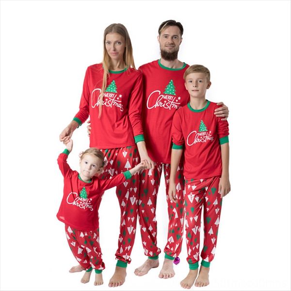 2019 women's color contrast stitching christmas tree printed home clothes parent-child suit home decoration set parent-child suit, White
2019 women's color contrast stitching christmas tree printed home clothes parent-child suit home decoration set parent-child suit, White
