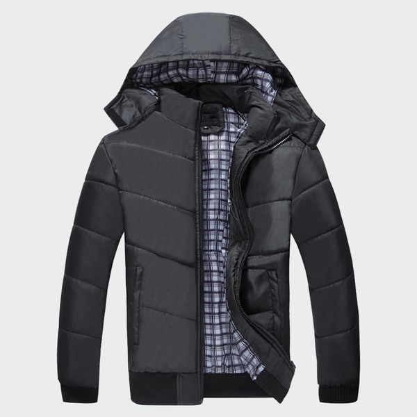 premart new men's winter thick jacket mens hooded loose casual coat thick warm outwear windproof male brand clothing m~4xl lk008, Black
premart new men's winter thick jacket mens hooded loose casual coat thick warm outwear windproof male brand clothing m~4xl lk008, Black