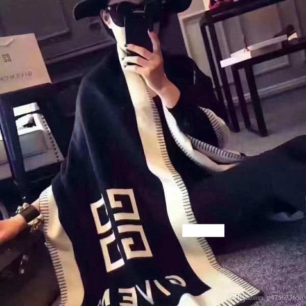 2019 new winter female wool black white gvc scarf women cashmere scarves wide luxury long shawl wrap blanket warm tippet brand, Blue;gray
2019 new winter female wool black white gvc scarf women cashmere scarves wide luxury long shawl wrap blanket warm tippet brand, Blue;gray