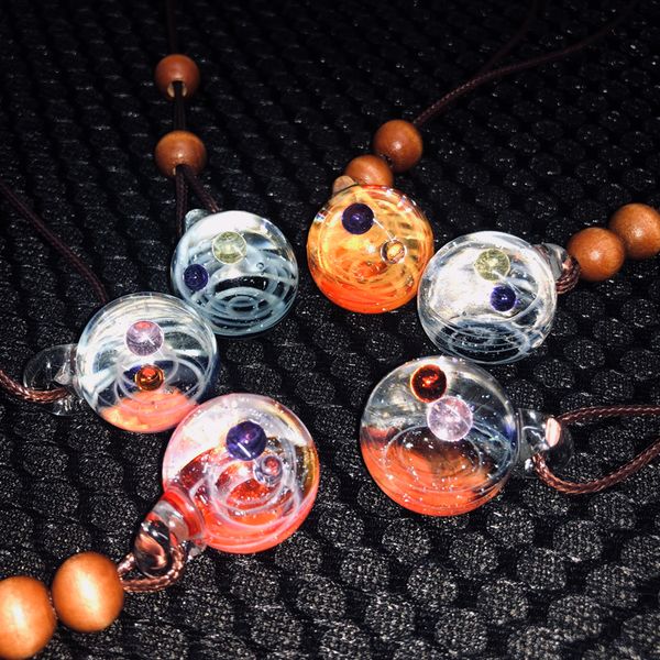 universe galaxy double planet colored glass bead pendant necklace fantasy starry sky ball necklace rope chain jewelry lover gift, Silver
universe galaxy double planet colored glass bead pendant necklace fantasy starry sky ball necklace rope chain jewelry lover gift, Silver