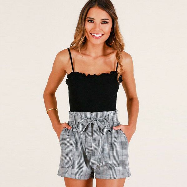 summer women ladies elastic high waist plaid bowknot casual shorts elegant harajuku fashion checkerboard shorts streetwear, White;black
summer women ladies elastic high waist plaid bowknot casual shorts elegant harajuku fashion checkerboard shorts streetwear, White;black