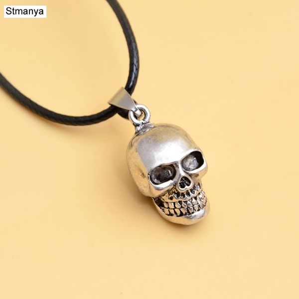 skull necklace - skull pendant zinc alloy necklaces pendants black leather chain pendant silver necklace 19074
skull necklace - skull pendant zinc alloy necklaces pendants black leather chain pendant silver necklace 19074