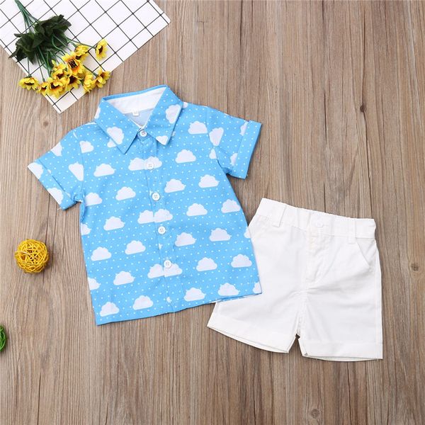 1-6t toddler kids outfit baby boys clothes set children gentleman suit cloud short sleeve shirt+shorts summer boys clothing 2pcs, White
1-6t toddler kids outfit baby boys clothes set children gentleman suit cloud short sleeve shirt+shorts summer boys clothing 2pcs, White