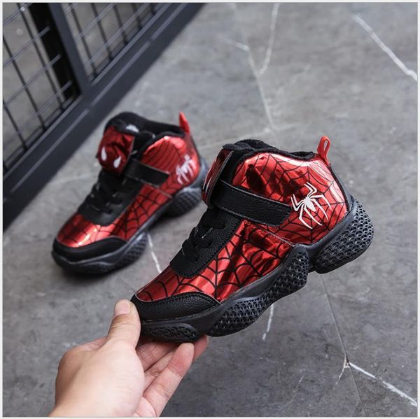 winter boys cartton spider-man sports shoes children fashion warm sneakers winter snow boots for kids size 27-37 t200114, Black;red
winter boys cartton spider-man sports shoes children fashion warm sneakers winter snow boots for kids size 27-37 t200114, Black;red