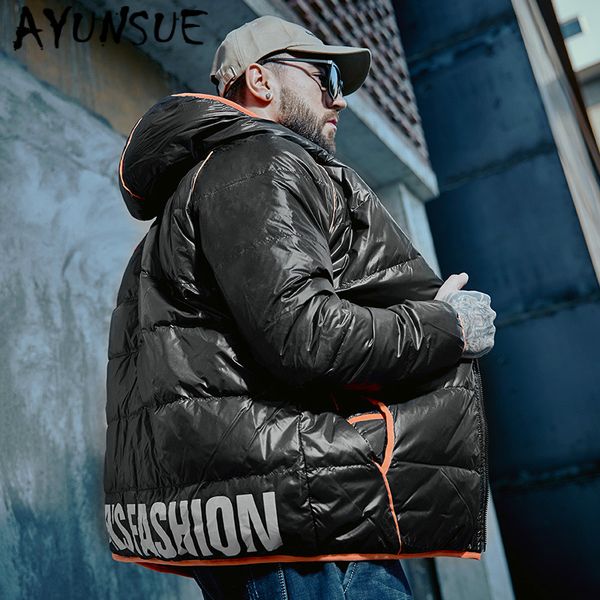men's down & parkas ayunsue korean fashion plus size puffer jacket men winter coat 90% white duck warm parka casaco y7007 yy1346, Black
men's down & parkas ayunsue korean fashion plus size puffer jacket men winter coat 90% white duck warm parka casaco y7007 yy1346, Black