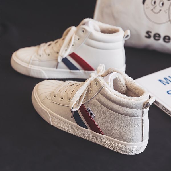 2019 autumn student basics winter high help increase down small white shoes woman joker thickening keep warm cotton-padded shoes, Black
2019 autumn student basics winter high help increase down small white shoes woman joker thickening keep warm cotton-padded shoes, Black