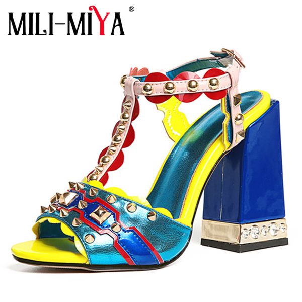 mili-miya new design women sandals sheepskin 11cm super high heels buckle strap rivet dress party shoes for lasies big size 43, Black
mili-miya new design women sandals sheepskin 11cm super high heels buckle strap rivet dress party shoes for lasies big size 43, Black