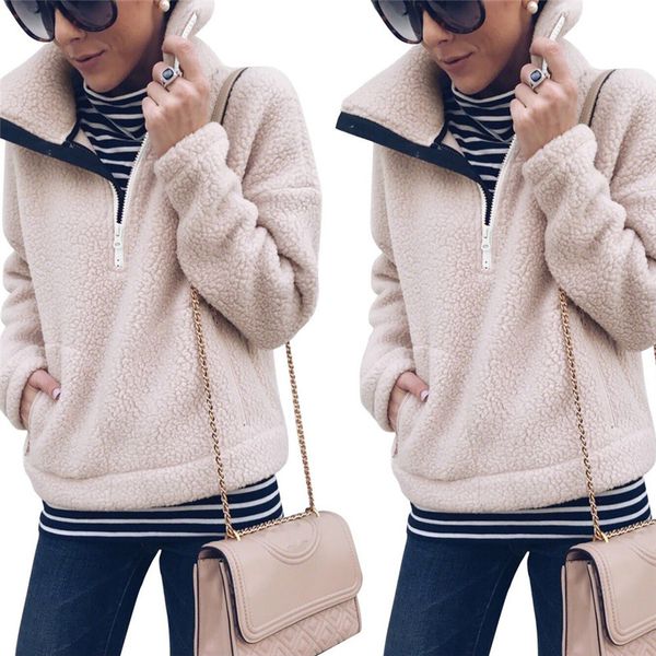 womens designer sweatshirts winter and autumn casual style long sleeved stand collar sweatshirts womens fashion hoodies, Black
womens designer sweatshirts winter and autumn casual style long sleeved stand collar sweatshirts womens fashion hoodies, Black