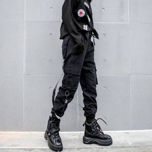 black cargo pants women patchwork loose streetwear pencil pants fashion cool hip hop women's trousers casual high waist, Black;white
black cargo pants women patchwork loose streetwear pencil pants fashion cool hip hop women's trousers casual high waist, Black;white