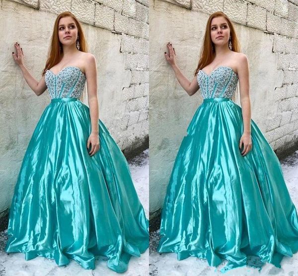 2019 luxury sweetheart ball gowns long prom dresses beaded pearls pleats special occasion dresses prom dresses custom made, Black
2019 luxury sweetheart ball gowns long prom dresses beaded pearls pleats special occasion dresses prom dresses custom made, Black