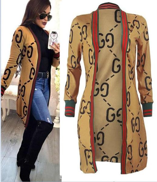 New pring women letter jacket fa hion female de igner jacket 2019 outwear long coat 
New pring women letter jacket fa hion female de igner jacket 2019 outwear long coat