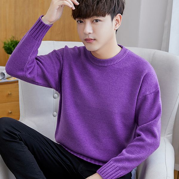 men o-neck long sleeve sweater male autumn winter thick warm knitted sweaters, White;black
men o-neck long sleeve sweater male autumn winter thick warm knitted sweaters, White;black