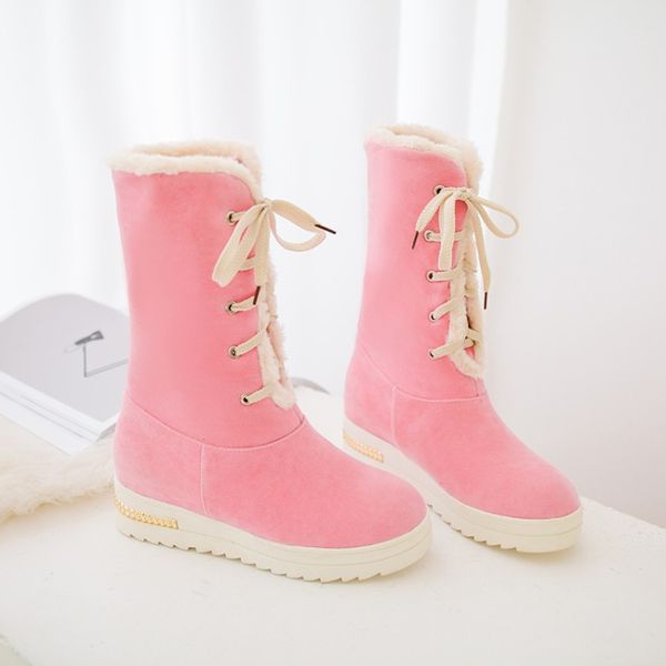big size boots women shoes ankle boots for women ladies shoes woman wintersolid color round head with front tie, Black
big size boots women shoes ankle boots for women ladies shoes woman wintersolid color round head with front tie, Black