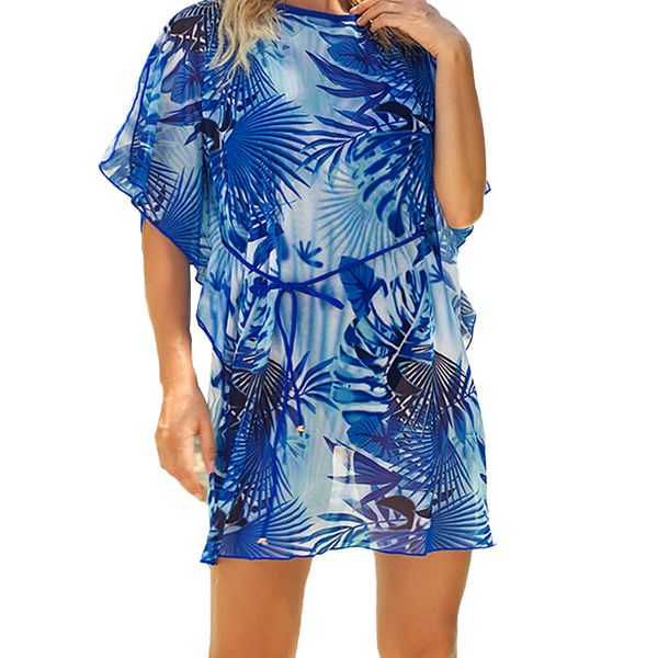 womens floral printed bikini cover up hollow loose beachwear swimwear bikini beach wear lace cover up summer mini beach dress, Blue;gray
womens floral printed bikini cover up hollow loose beachwear swimwear bikini beach wear lace cover up summer mini beach dress, Blue;gray